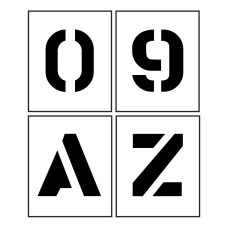 Stencil Kit - A-Z & 0-9 Stencil Kit - A-Z & 0-9