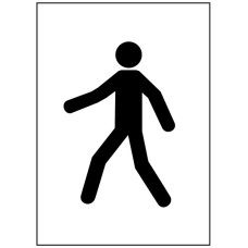 Stencil - Pedestrian Stencil - Pedestrian