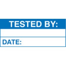 Tested By (Roll of 100 Labels)