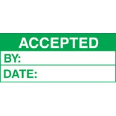 Accepted (Roll of 100 Labels)