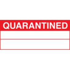 Quarantined (Roll of 100 Labels)