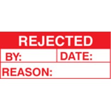 Rejected (Roll of 100 Labels)