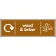 Wood & Timber - WRAP Recycling Sign