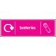 Batteries - WRAP Recycling Sign