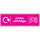 Printer Cartridges - WRAP Recycling Sign
