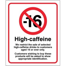 We Restrict the Sale of High Caffeine