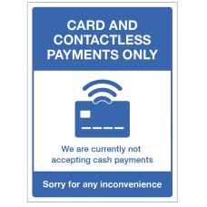 Card and Contactless Payments Only Card and Contactless Payments Only