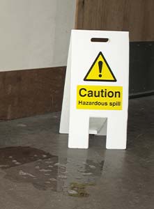 Self Standing Wet Floor Signs